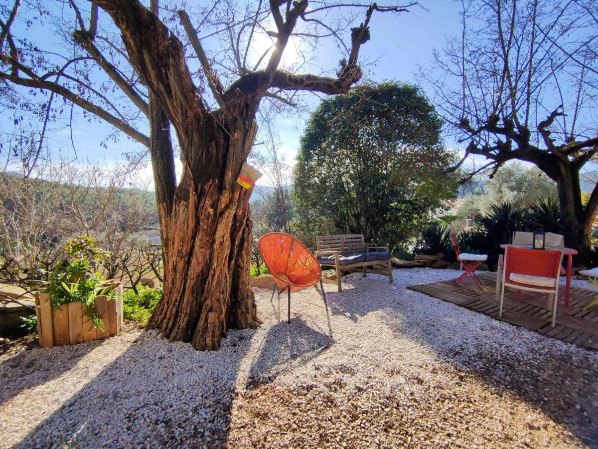 Arche De Noe Atypique, Boheme , Nature, Piscine Chauffee De Paques A Toussaint , Spa , Sauna , Loisirs Le Beausset Dış mekan fotoğraf