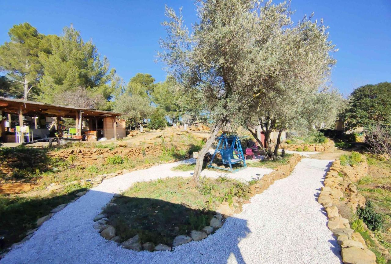 Arche De Noe Atypique, Boheme , Nature, Piscine Chauffee De Paques A Toussaint , Spa , Sauna , Loisirs Le Beausset Dış mekan fotoğraf
