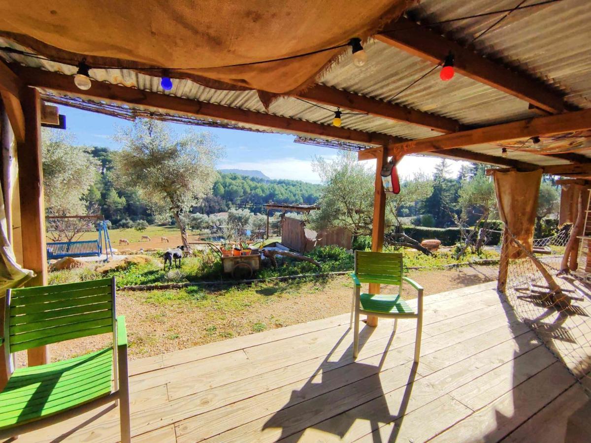 Arche De Noe Atypique, Boheme , Nature, Piscine Chauffee De Paques A Toussaint , Spa , Sauna , Loisirs Le Beausset Dış mekan fotoğraf