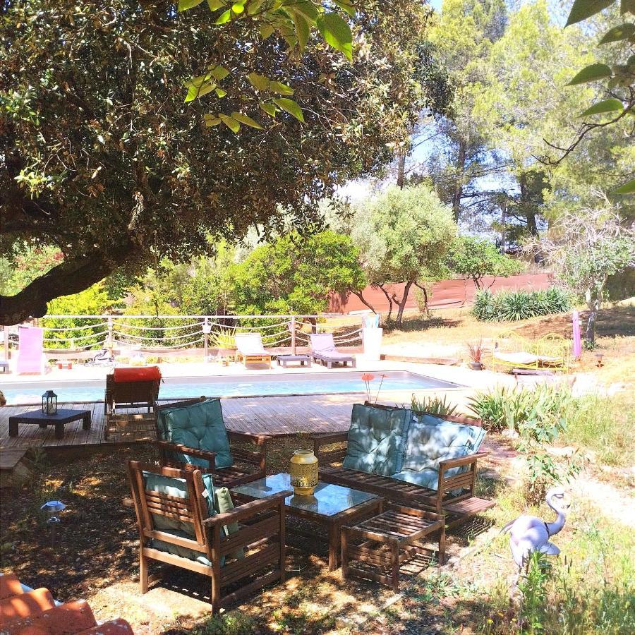 Arche De Noe Atypique, Boheme , Nature, Piscine Chauffee De Paques A Toussaint , Spa , Sauna , Loisirs Le Beausset Dış mekan fotoğraf
